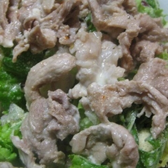 豚肉野菜サラダ
